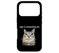 Custodia per iPhone 17 Pro La rabbia mi sta consumando sciocco che fissa il meme del gatto