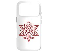 Custodia per iPhone 17 Pro La rosa di Sharon - Arte floreale simbolica con design elegante
