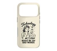 Custodia per iPhone 17 Pro La tecnologia mi fa dire cattive parole divertenti umorismo tecnico