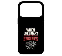 Custodia per iPhone 17 Pro La terapia meccanica è la mia macchina umoristica del garage di terapia