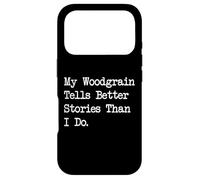 Custodia per iPhone 17 Pro La venatura del legno racconta storie migliori Fotografia divertente Lavorazione del legno