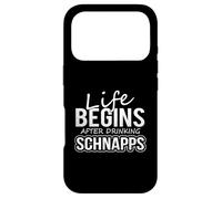 Custodia per iPhone 17 Pro La vita del bevitore di grappa inizia dopo aver bevuto grappa