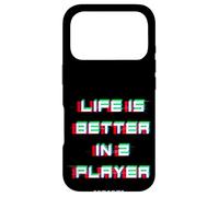 Custodia per iPhone 17 Pro La vita è migliore nell'amante dei videogiochi a 2 giocatori