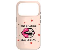 Custodia per iPhone 17 Pro Labbra Bacio Scuro Umorismo Amore Ragazza Gotico