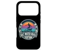 Custodia per iPhone 17 Pro L'acqua salata guarisce tutto Surf Surfing Surf Board Amante