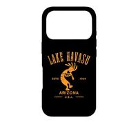 Custodia per iPhone 17 Pro Lake Havasu Arizona Dancing Kokopelli Design invecchiato