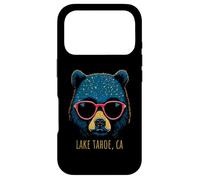 Custodia per iPhone 17 Pro Lake Tahoe California Bear indossa occhiali da sole design