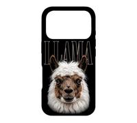 Custodia per iPhone 17 Pro Lama Face Farm Wildlife Nature Llama