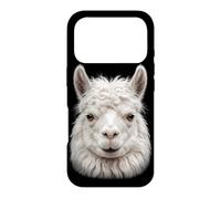 Custodia per iPhone 17 Pro Lama Face Farm Wildlife Nature Llama