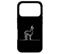 Custodia per iPhone 17 Pro Lama Linework Amante Animali