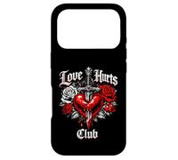 Custodia per iPhone 17 Pro L'amore fa male al club, design emo gotico