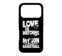 Custodia per iPhone 17 Pro L'amore sta guardando mio figlio giocare a basket