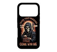 Custodia per iPhone 17 Pro Lascia il tuo bagaglio dietro di te e vieni con me Grim Reaper