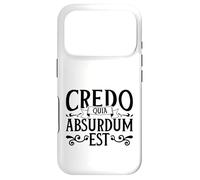 Custodia per iPhone 17 Pro Latino - Credo quia absurdum est
