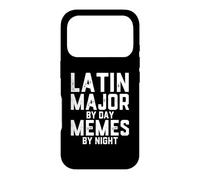 Custodia per iPhone 17 Pro Latino Maggiore Di Giorno Meme Di Notte Studente Studi Classici