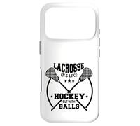 Custodia per iPhone 17 Pro LAX Lacrosse Giocatore Hockey Con Palline CAPRA Lacrosse