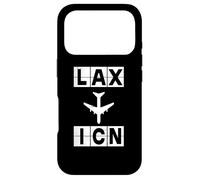 Custodia per iPhone 17 Pro LAX per ICN Route Aereo Los Angeles Seoul