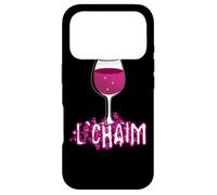 Custodia per iPhone 17 Pro L'CHAIM glass for Jewish Chag Purim & Passover