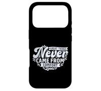 Custodia per iPhone 17 Pro Le grandi cose non sono mai venute da Comfort Zone Artistic Flourish