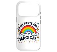 Custodia per iPhone 17 Pro Le mie scoregge sono magiche, divertenti, imbarazzanti, arcobaleno colorato