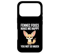 Custodia per iPhone 17 Pro Le volpi di Fennec mi rendono felice non tanto