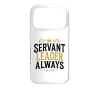 Custodia per iPhone 17 Pro Leadership Motivational Simple Quote Servant Leader Always