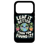 Custodia per iPhone 17 Pro Leaf It Better Cute Earth Day Ambientale Pianeta Amante