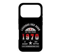 Custodia per iPhone 17 Pro Legends Are Born In The Year 1970 Compleanno Vintage 70