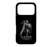 Custodia per iPhone 17 Pro Leggenda della spada a scudo del guerriero vichingo di Baldr