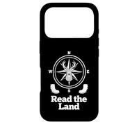 Custodia per iPhone 17 Pro Leggi il disegno di caccia all'aperto della bussola dei cervi della terra