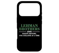 Custodia per iPhone 17 Pro Lehman Brothers 2008 MAKING HISTORY ONE COLLAPSE AT A TIME