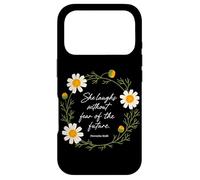 Custodia per iPhone 17 Pro Lei ride senza paura del futuro Proverbi 31:25 Cristo