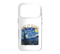 Custodia per iPhone 17 Pro Let It Gogh Notte Stellata Pittura Belle Arti Gioco di parole