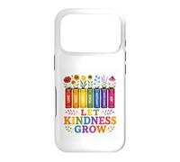 Custodia per iPhone 17 Pro Let Kindness Grow Rainbow Books Fiori Gentilezza Orgoglio
