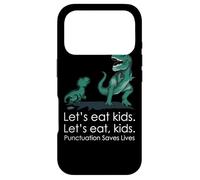 Custodia per iPhone 17 Pro Lets Eat, Kids Punctuation Saves Lives Funny Grammar Teacher