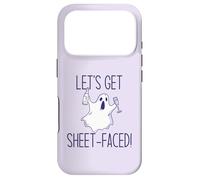 Custodia per iPhone 17 Pro Let's Get Sheet Faced! Divertente Halloween Bere Ghost Meme
