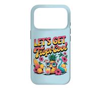 Custodia per iPhone 17 Pro Let's Get Tropi-Cool Flamingo Ananas Beach Graphic