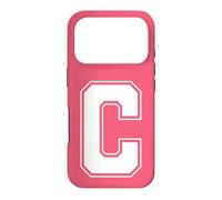 Custodia per iPhone 17 Pro Lettera C Big Bold Capital Varsity Alphabet Monogram