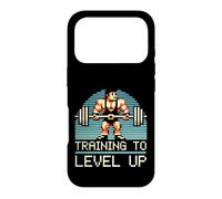 Custodia per iPhone 17 Pro Level Up Videogioco Gamer Palestra Allenamento Gaming Fitness Lifting