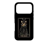 Custodia per iPhone 17 Pro LGBTQ Ally Tarocchi Card Pride Cat Rainbow Collar