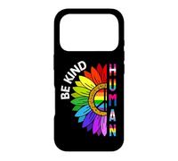 Custodia per iPhone 17 Pro LGBTQ+ Rainbow Gay Flag Sunflower Be Kind Human Pride LGBTQ