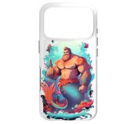 Custodia per iPhone 17 Pro LGBTQ Transgender Gay Muscolare Papà Orso Sirena Gay Merman