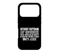 Custodia per iPhone 17 Pro Libertà di parola Idioti Espressione sarcastica