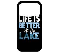 Custodia per iPhone 17 Pro Life is better at the lake - Maglietta da pesca