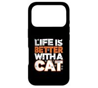Custodia per iPhone 17 Pro Life Is Better With A Cat Paw Print Feline Lover