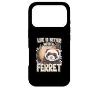 Custodia per iPhone 17 Pro Life Is Better With A Ferret Cute Pet Animal Lover