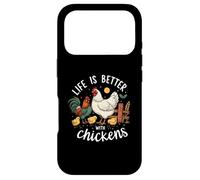 Custodia per iPhone 17 Pro Life Is Better With Chickens Farm Rooster Hen Chick