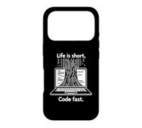 Custodia per iPhone 17 Pro Life is Short Code Fast Computer Programmer Coder Developer