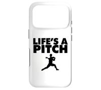 Custodia per iPhone 17 Pro Life's a Pitch Funny Baseball Pitcher Life's a Pitch