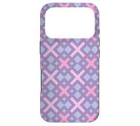 Custodia per iPhone 17 Pro Lilac Mauve Pastel Pink Geometric Art Pattern